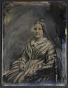 [Woman in striped dress]
