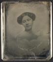 [Copy of a daguerreotype of a woman]