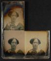 [Woman (partially uncut daguerreotype plate)]