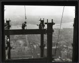 [Laying beams, Empire State Building construction]