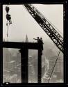 [Laying beams, Empire State Building construction]