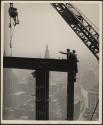 [Laying beams, Empire State Building construction]