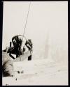 [Placing beam on mooring mast, Empire State Building]