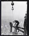 [Bolting corner of mooring mast, Empire State Building]