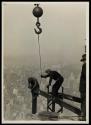 [Bolting corner of mooring mast, Empire State Building]