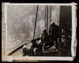 [Men on girders, mooring mast, Empire State Building]