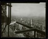 [View of New York city from Empire State building, looking east]