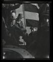 [Workers with flag, mooring mast, Empire State Building]