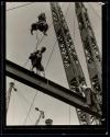 [Worker on girder, Empire State Building construction]