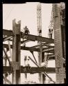 [Steel workers setting beams, Empire State Building construction]