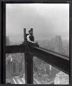 [Worker on girder, Empire State Building construction]