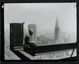 [Worker on girder, Empire State Building construction]