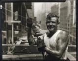 [Worker, Empire State Building construction]