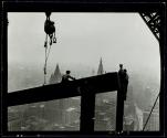 [Laying beams, Empire State Building construction]