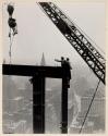 [Laying beams, Empire State Building construction]