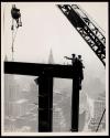 [Laying beams, Empire State Building construction]