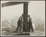 [Riveters on girders, Empire State Building]