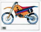 Color sketch of Kodak motorcycle