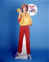 Standee of Mary Decker, olympic athlete sponsored by Kodak