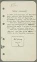 [William N. Jennings' typed introduction to his series of 14 photographs of lightning on small notebook page  titled "Joves' Autograph."]
