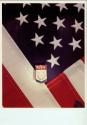 Kodak Olympic Pin on American Flag