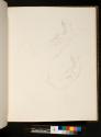 [Sketches of reclining figures, kneeling figures]