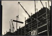 [Derricks, Empire State building construction]
