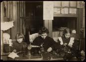 N.Y. homework - Making garters in N.Y. tenement...