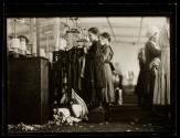 [Girls at work in textile mill]