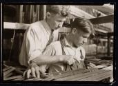 [Apprentice in textile mill]