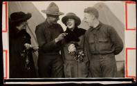 [Soldiers & women, Army training camp]