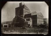 [Exterior of mine or steel mill building]