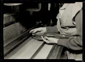 [Worker in cotton mill, High Point, N.C.]