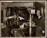 Worker in glass factory, N.J.