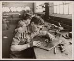 Hiram Hughes, 659 Branch Street, Kingsport, Tennessee. Hughes is shown here at work at the Kingsport Press building up a case. This is a highly skilled operation and requires great care and exacting . ...