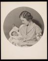 [Red Cross worker with baby, Watkins Glen]