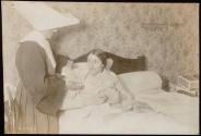 [Nun with woman in bed, ARC War Relief]