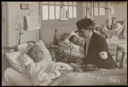 [Red Cross worker in hospital ward, ARC War Relief]