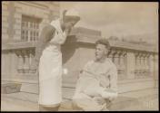 [Red Cross nurse with patient, ARC War Relief]