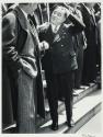 Fiorello LaGuardia on the steps of City Hall