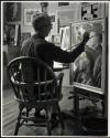 Norman Rockwell at his Stockbridge studio