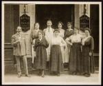 [Group portrait - Staff of Hotel du Prince de Galles, Paris]