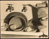 [Dishes in sink]