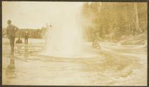 Geyser in Yellowstone National Park, Western Trip