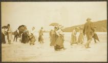 Group in Yellowstone National Park, Western Trip