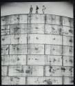 Storage tanks at  the War Emergency Pipeline Pumping Station, Eagle, Pennsylvania