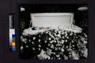[Phyllis Staufer in her coffin]