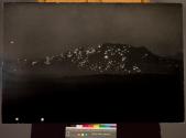 [Barrage on the enemy-held mountain in the distance, coming from some 200 heavy guns.]