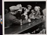 [Fort Peck, Montana - People at Bar]