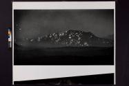 [Barrage on the enemy-held mountain in the distance, coming from some 200 heavy guns.]